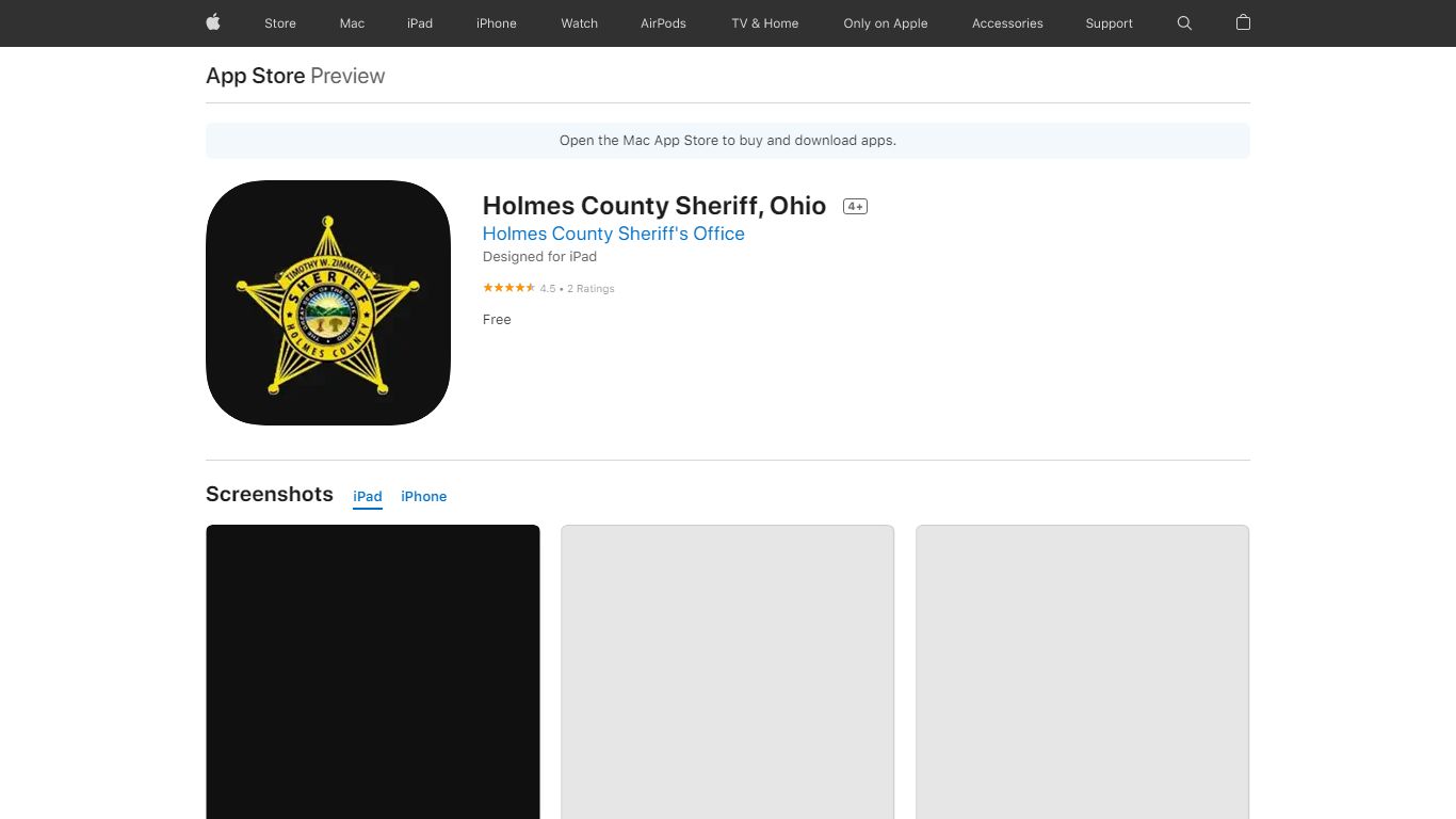 Holmes County Sheriff, Ohio 4+ - App Store